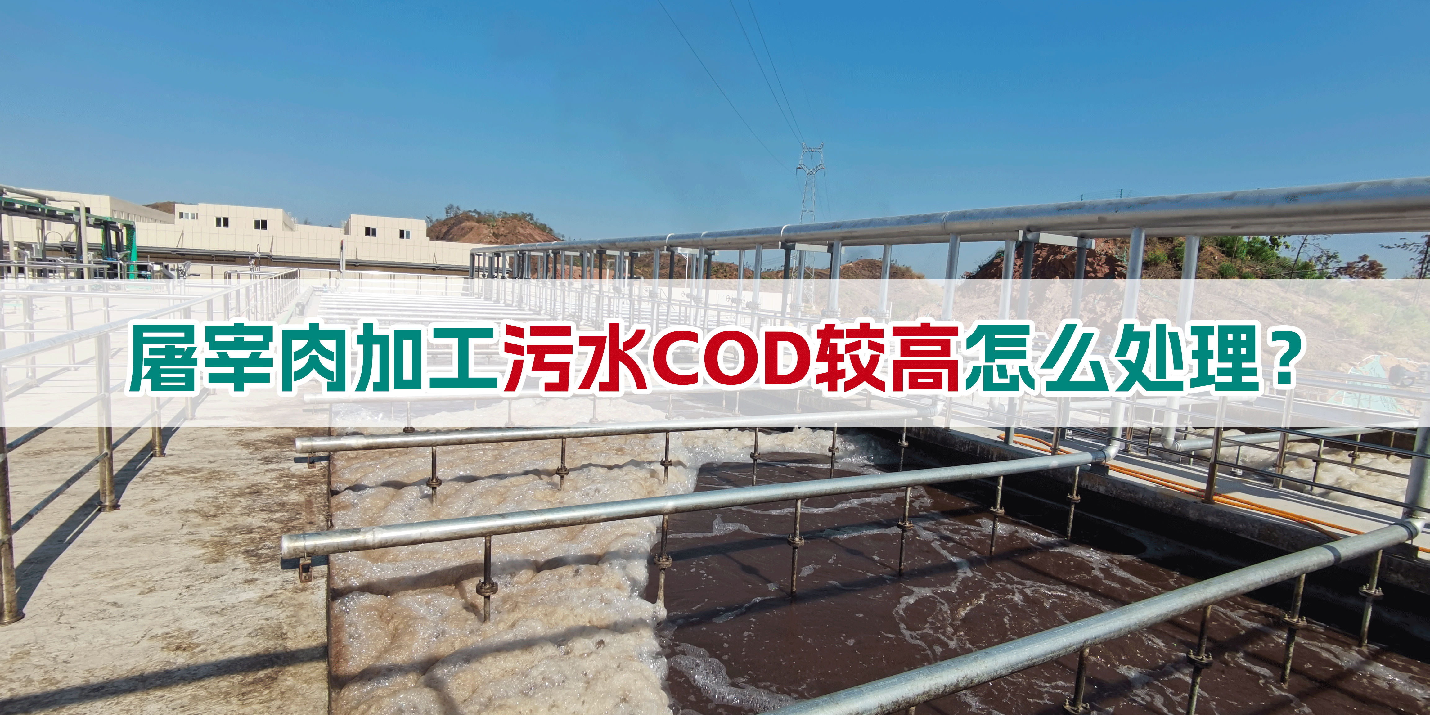 屠宰肉加工污水COD較高怎么處理？